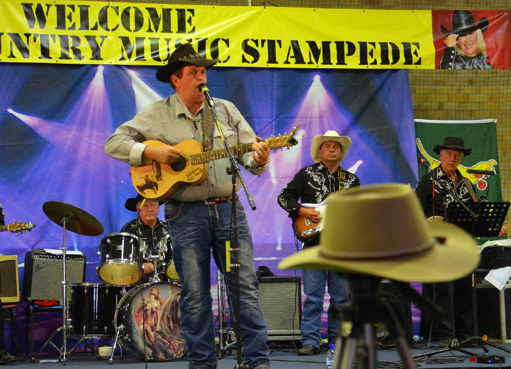 COUNTRY CHARM: Country music singer Peter Smith was among the performers keeping the crowds entertained at the Allora-Goomburra Country Music Stampede at the weekend. COUNTRY CHARM: Country music singer Peter Smith was among the performers keeping the crowds entertained at the Allora-Goomburra Country Music Stampede at the weekend.